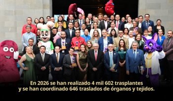 México registra 4,602 trasplantes en 2026 y 18,051 personas siguen en lista de espera