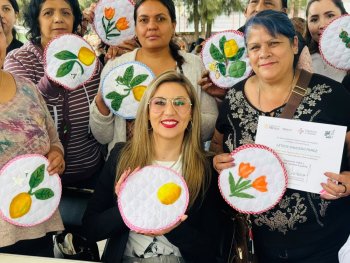 Secretaría de las Mujeres de Zacatecas lleva talleres y servicios gratuitos a La Pimienta