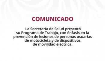 Secretaría de Salud se integra al SINAMOV para reforzar la prevención de lesiones viales