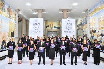 Tere Jiménez entrega su Cuarto Informe de Gobierno al Congreso de Aguascalientes
