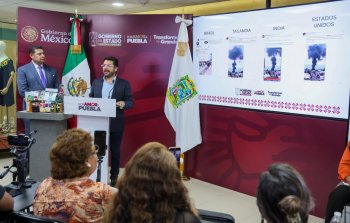 Armenta Mier destaca comunicación oficial y alerta por nota falsa sobre explosión en Tepeaca
