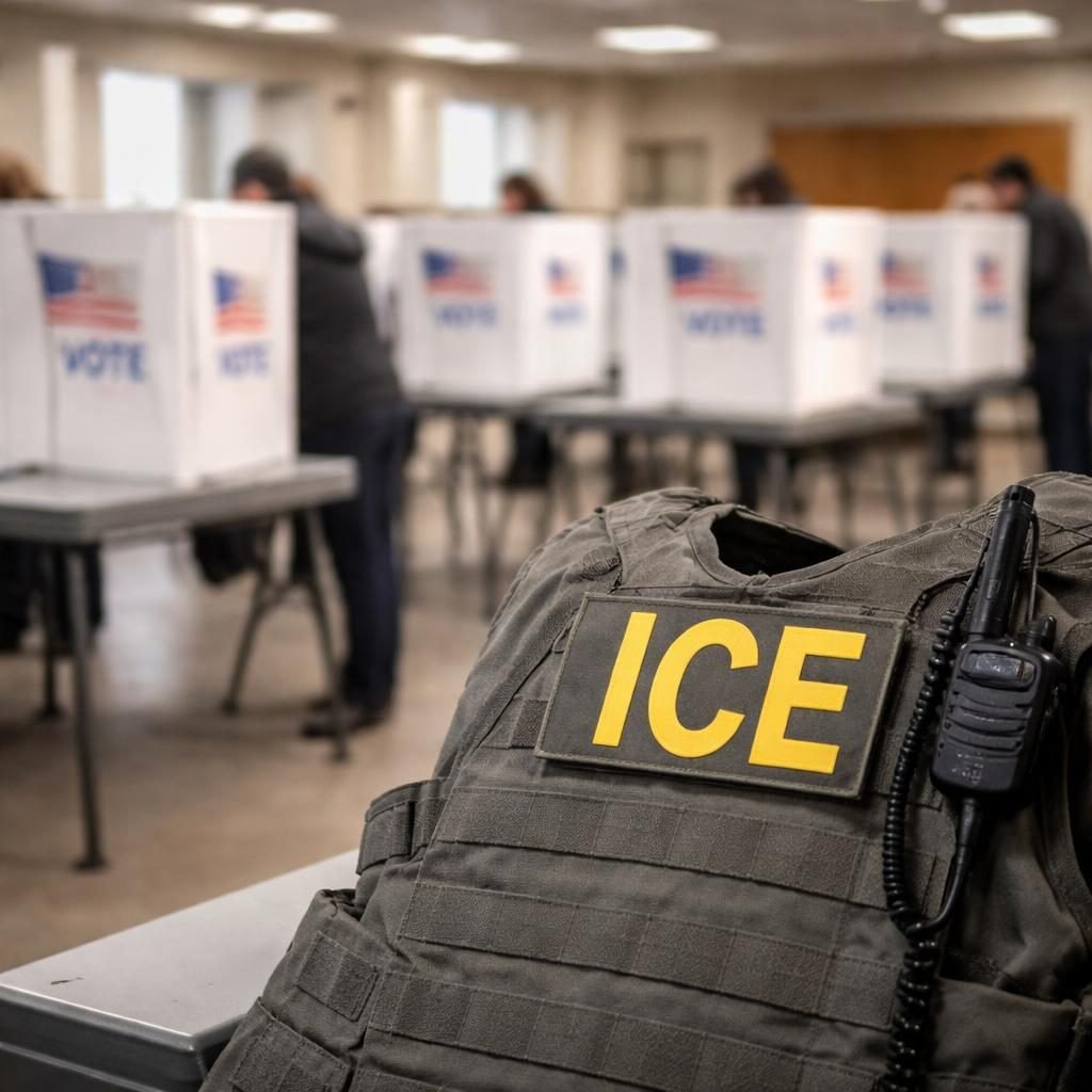 Administración Trump afirma que no planea desplegar agentes del ICE en los centros de votación