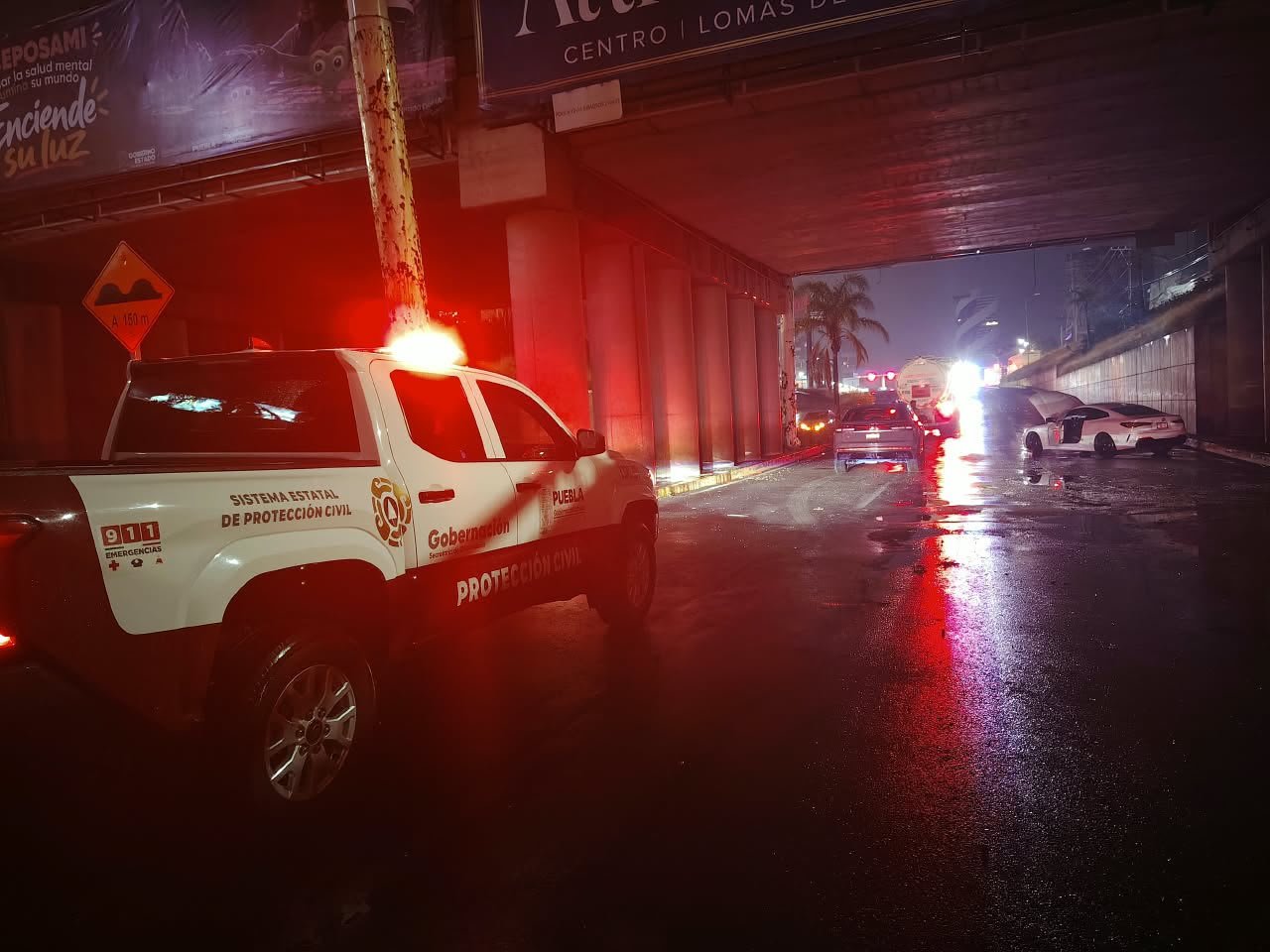Protección Civil de Puebla atiende inundaciones y deslaves por lluvias en cuatro municipios