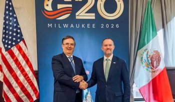 Ebrard se reúne con representante comercial de EE. UU. en el G20 y anuncia misiones empresariales a la UE y Canadá