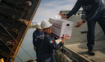 Marina amplía puentes aéreos y envío de ayuda a Sonora y Sinaloa tras el huracán Polo