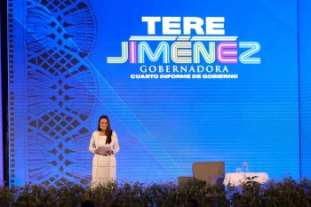 Tere Jiménez presenta su Cuarto Informe de Gobierno en Aguascalientes