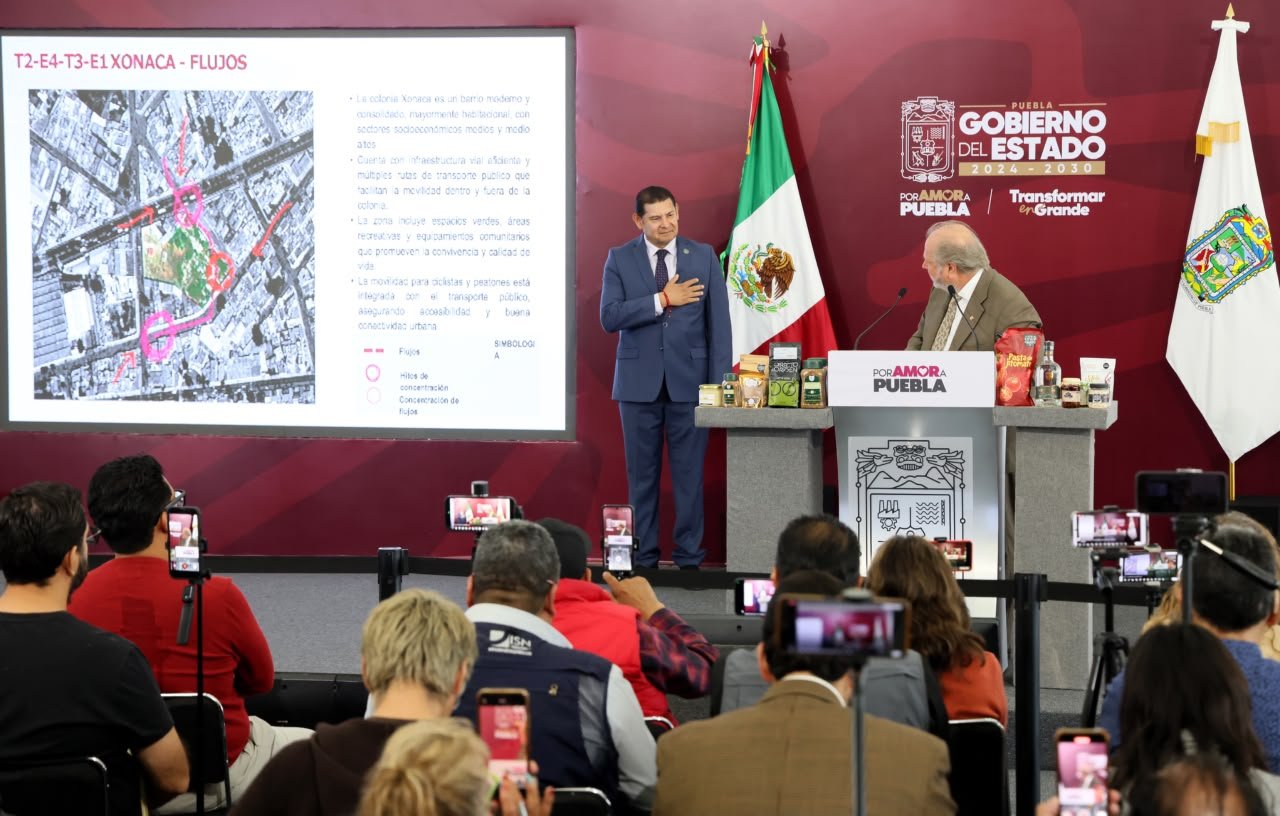 Fundación Jenkins dona predio de 7 mil m² en Xonaca para estación del Sistema de Transporte por Cable