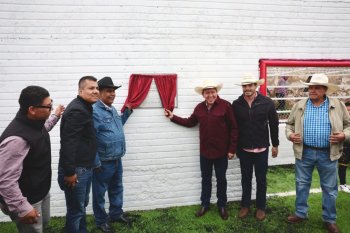 Inauguran cancha de futbol rápido en Sombrerete con inversión de 436 mil pesos