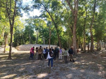 Más de 50 personas participan en la primera Pajareada de "Tras las Alas de la Biodiversidad" en Oxtankah