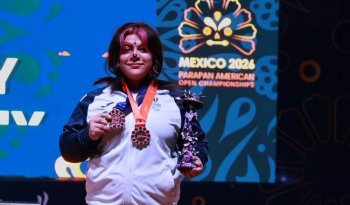 Nyx Azuara y Jairo Santiago ganan bronce en el Parapan American Open de Para Powerlifting