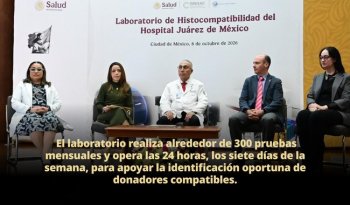 Hospital Juárez de México moderniza su Laboratorio de Histocompatibilidad para trasplantes