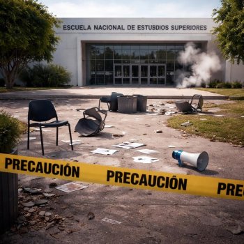 Tensión en la UNAM Mérida: gritos, forcejeos y amedrentamiento, exponen académicos