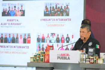 Puebla suma más de 150 objetivos prioritarios detenidos; destacan capturas de "El Bukanas" y "El Moco"