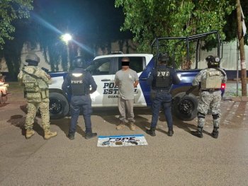 Detienen en León a un hombre con revólver y 49 cartuchos; FSPE asegura el arma