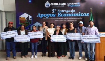 Guanajuato entrega 86 apoyos a migrantes en retorno con inversión de 1.88 mdp
