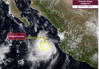 Mantiene BCS vigilancia por huracán Simon; prevén lluvias en el sur del estado