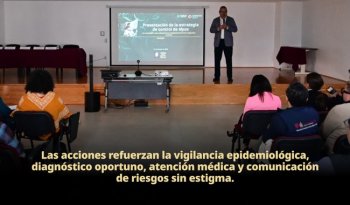 Salud presenta estrategia integral contra Mpox con vacunación focalizada a contactos y personas de riesgo
