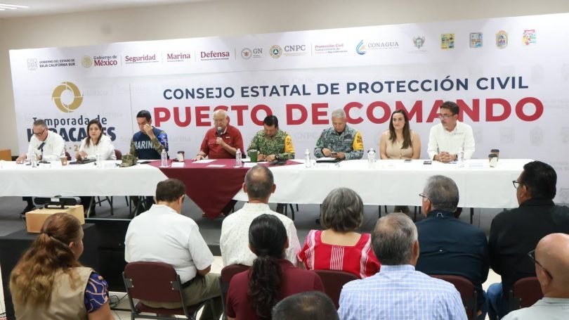 BCS refuerza coordinación ante huracán Simon; sesionará de nuevo el jueves