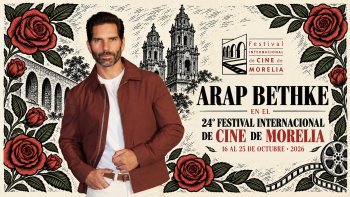 Arap Bethke se une a la celebración del Festival Internacional de Cine de Morelia