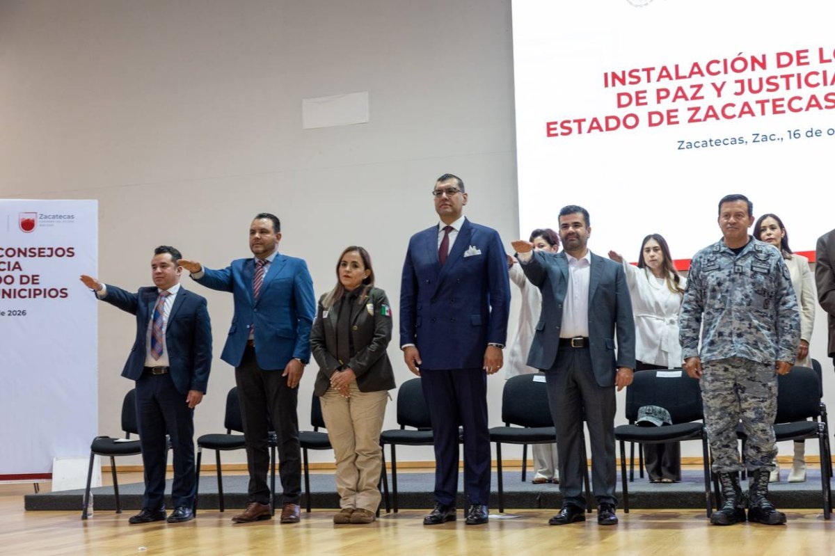 Instalan en Zacatecas consejos de paz y justicia cívica en 15 municipios