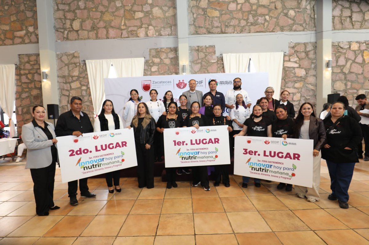 SEDIF realiza la Tercera Feria Gastronómica de Zacatecas; Fresnillo, Vetagrande y Loreto ganan el concurso