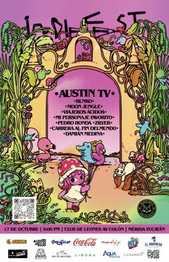 Indie Fest Yucatán 2026 anuncia cartel con Austin TV como headliner