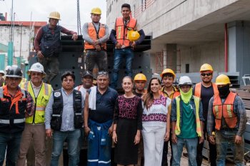Sheinbaum supervisa en Chetumal hospitales y proyectos de salud con Mara Lezama