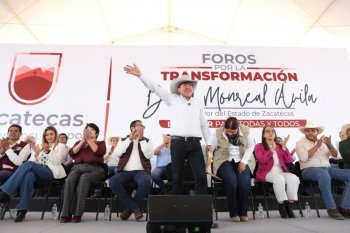 Zacatecas ha destinado más de 2 mil 320 mdp a Loreto, Noria de Ángeles y Villa García: Monreal