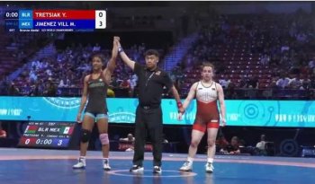 Bertha Rojas y Melanie Jiménez ganan bronce en el Mundial de Luchas sub 23 en Las Vegas