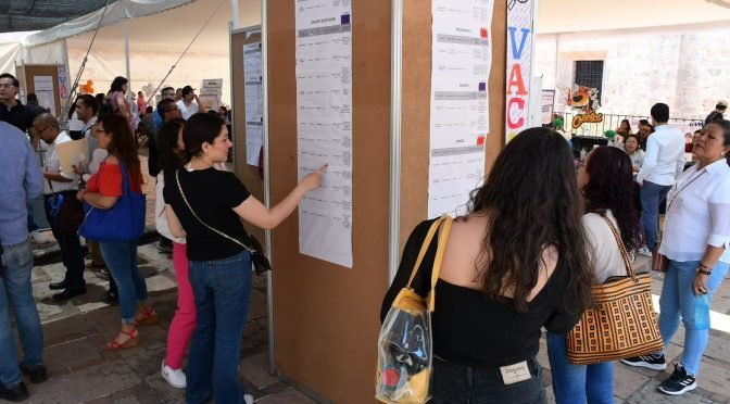 Sedeco ofrece 1,260 vacantes en Feria de Empleo para Grupos Vulnerables en Michoacán
