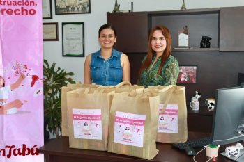 Subsejuv Colima entrega 1,700 productos menstruales al CEPAVI y al Centro de Justicia para las Mujeres