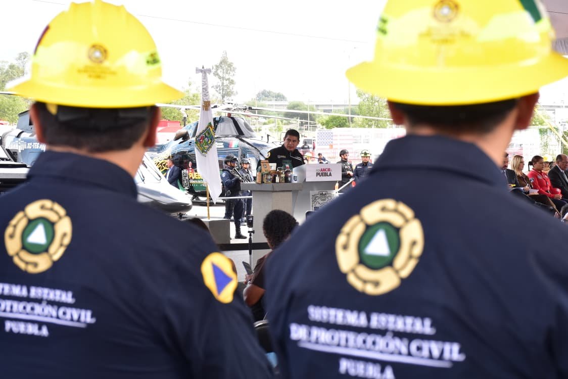 Protección Civil de Puebla suma 38 unidades y dos aeronaves para emergencias