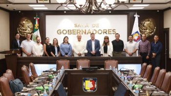 Gobernador de BCS y cónsul de EU en Tijuana abordan seguridad, turismo y educación