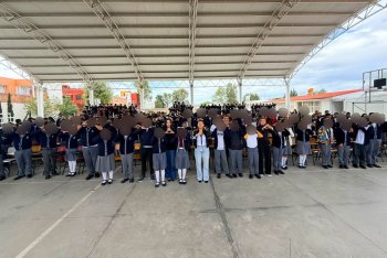 Imparten taller de prevención de violencia escolar en Telesecundaria Víctor Hugo de San Pedro Cholula