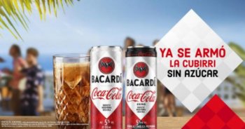 Coca-Cola México y Bacardí lanzan Bacardí & Coca-Cola Zero en la categoría ARTD