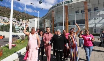 Sheinbaum visita el Hospital Oncológico para la Mujer del IMSS Bienestar en La Pastora
