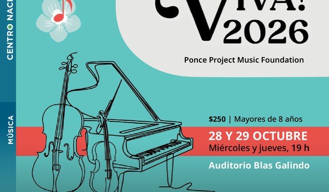 Cenart recibe ¡Latinoamérica Viva! 2026: dos conciertos de música clásica latinoamericana
