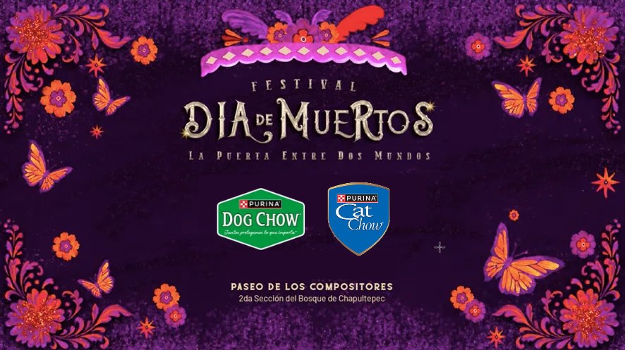 Dog Chow y Cat Chow tendrán espacio en El Sendero del Cempasúchil para homenajear a mascotas fallecidas