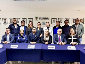 USEBEQ y municipio de Querétaro firman convenio para fortalecer familias y juventudes en escuelas