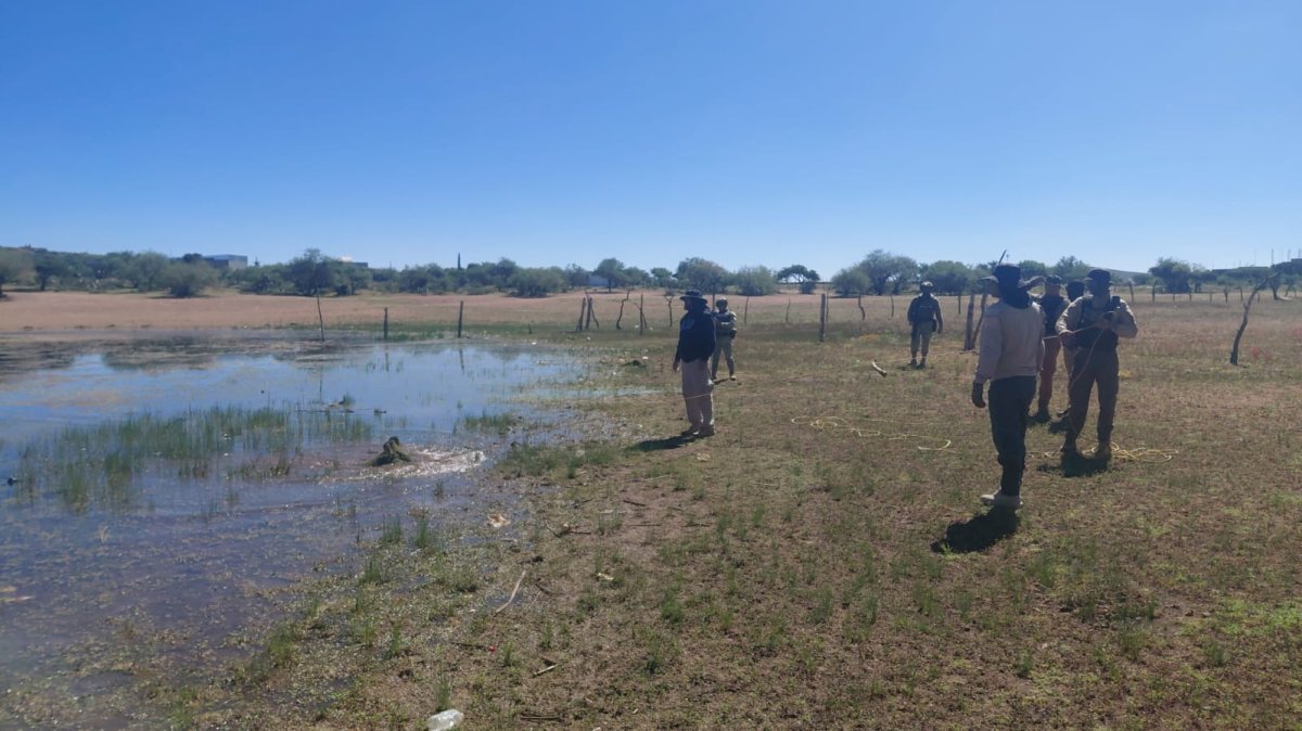 Autoridades de Zacatecas prospectan tiros de mina y cuerpos de agua en Fresnillo