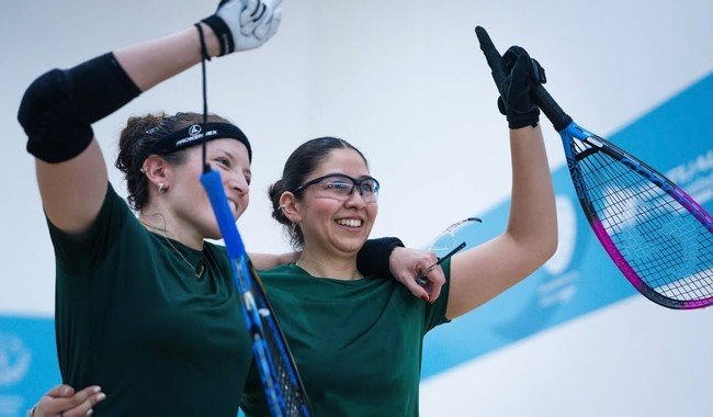 México gana oro en dobles femenil, varonil y mixto del Mundial de Raquetbol Temuco 2026