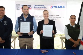 Puebla firma convenio con CEMEX para proyectos de tecnologías limpias y reducción de emisiones