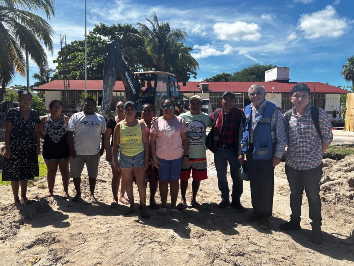 IFEQROO descarta riesgo estructural en el domo de la telesecundaria de Xcalak