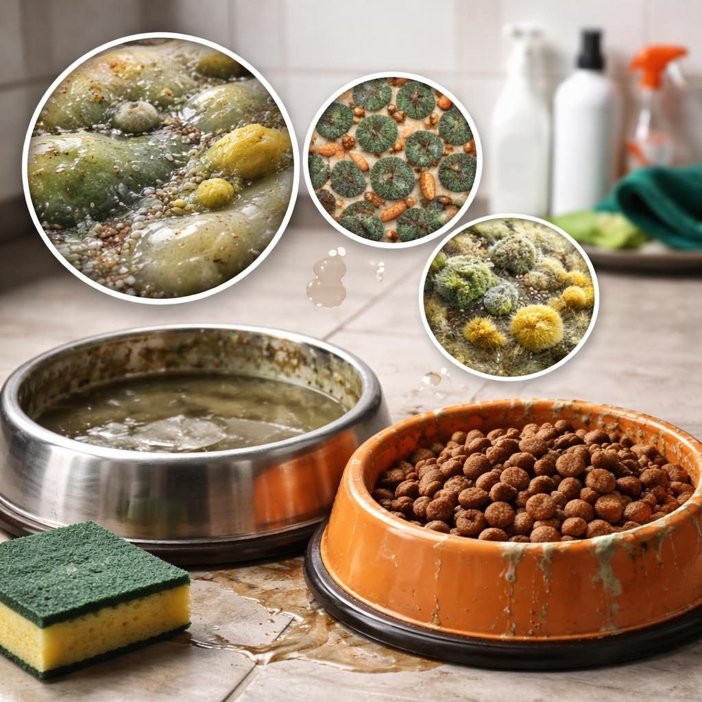 UNAM advierte sobre biofilm en platos de mascotas: riesgos para perros, gatos y dueños