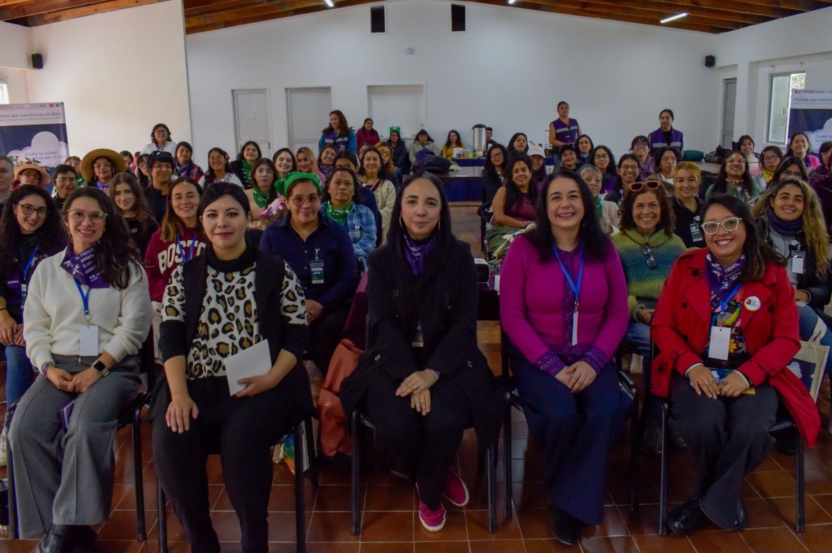 SEDEMA y aliados forman a 60 mujeres en liderazgo climático comunitario en CDMX