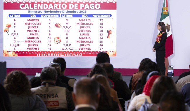 Bienestar depositará el bimestre noviembre-diciembre del 3 al 27 de noviembre