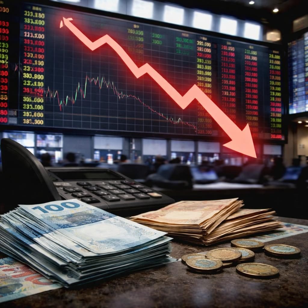 Bolsa de Sao Paulo se desploma casi 17% tras triunfo de Lula; real brasileño baja más del 10%
