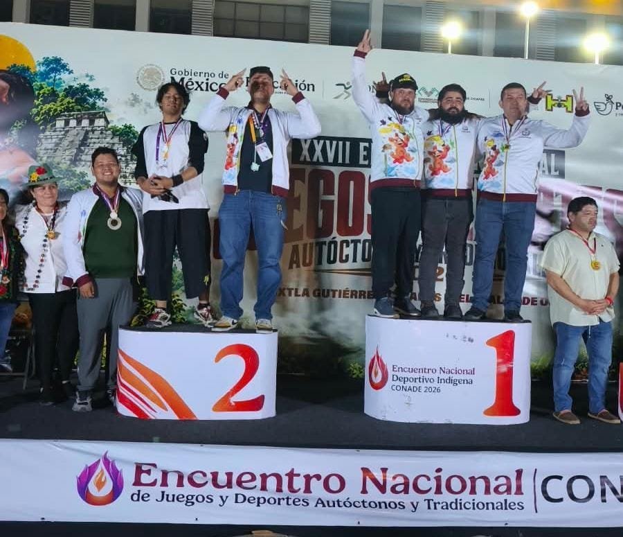 Colima gana 12 medallas en el Encuentro Nacional de Etnodeportes 2026 en Chiapas