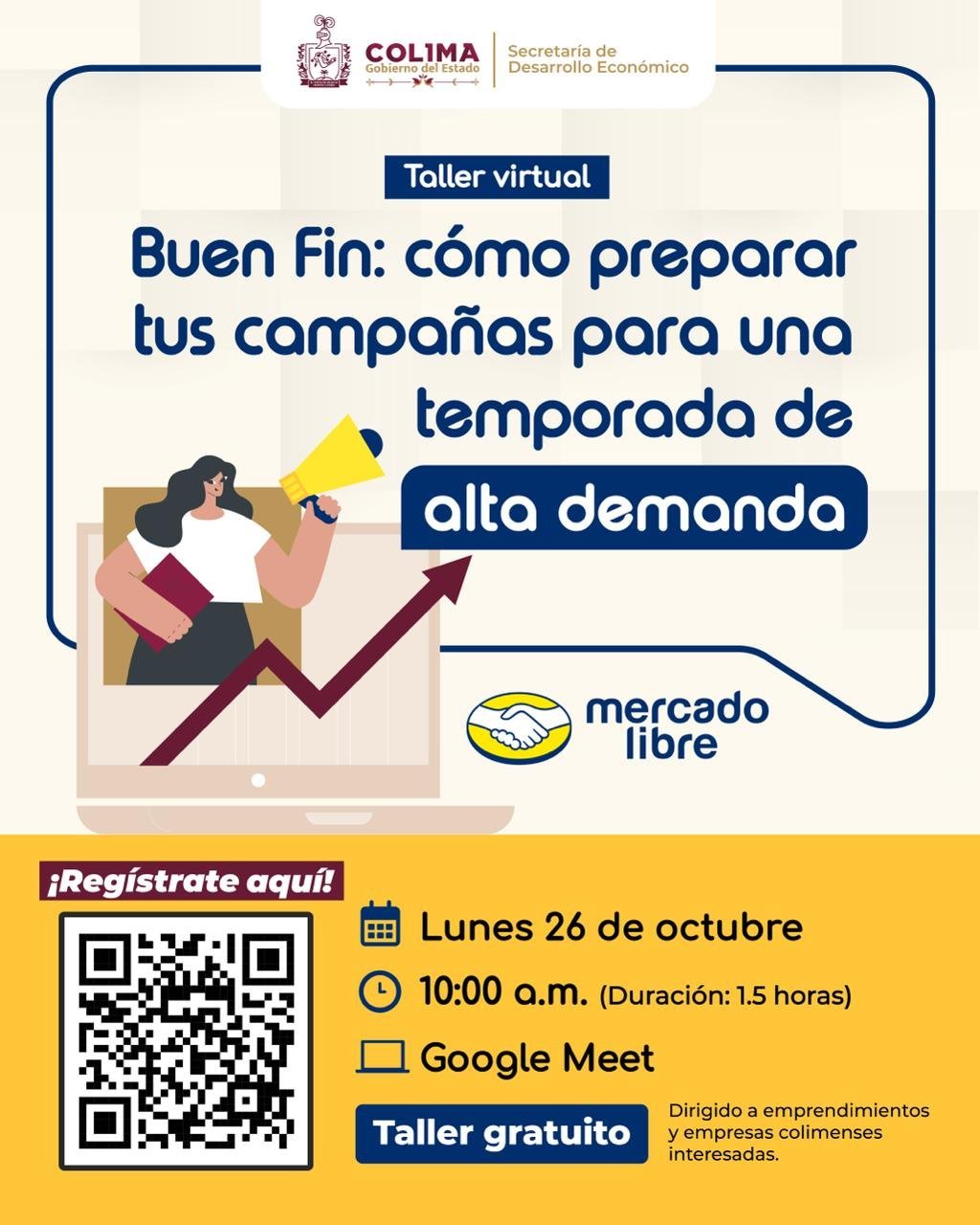 Sedeco de Colima ofrece taller gratuito para preparar ventas de Buen Fin 2026