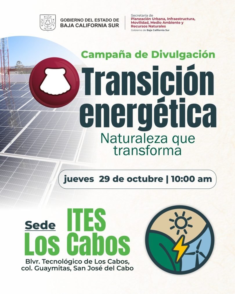 SEPUIMM realizará campaña de transición energética en San José del Cabo